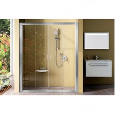 Стеклянная душевая дверь Ravak Blix BLDP4 170 хром