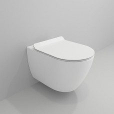 Унитаз подвесной Bocchi V-Tondo Compacto Rimless с сиденьем Soft Close 1417-001-0129+A0335-001