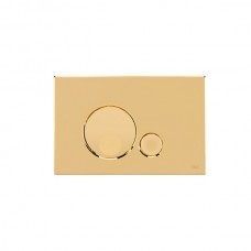 Кнопка смыва OLI Globe золото 152954