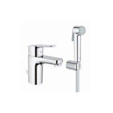 Смеситель для раковины с гигиеническим набором Grohe BauEdge 23757000 Смеситель для раковины с гигиеническим набором Grohe BauEdge 23757000