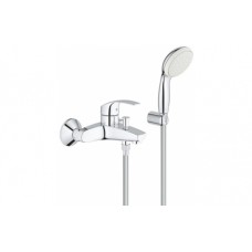 Смеситель для ванны и душа с душевым гарнитуром Grohe Eurosmart 3330220A Смеситель для ванны и душа с душевым гарнитуром Grohe Eurosmart 3330220A