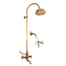 Morava Бронза смеситель для ванны со стойкой, темная бронза Morava Бронза смеситель для ванны со стойкой, темная бронза