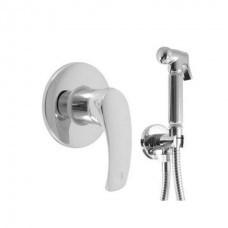 Mississippi смеситель биде стеновой со стоп вентилем и мет. лейкой, хром Mississippi смеситель биде стеновой со стоп вентилем и мет. лейкой, хром