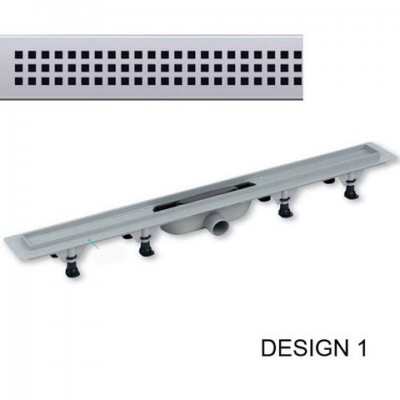 Душевой лоток PlastBrno Design 1 900 SZE1850 с решеткой