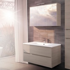 PORTO тумба+умывальник SET05 с зеркалом 80см (DP0 - Azabache), черный PORTO тумба+умывальник SET05 с зеркалом 80см (DP0 - Azabache), черный