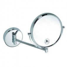 космет. зеркало настенное, zoom, D=190 мм, хром