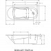ванна прямоугольная Lazy 180
