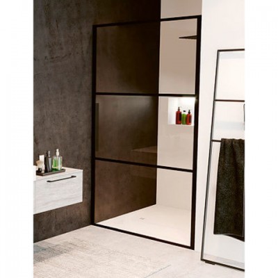 Стеклянная душевая дверь Riho Grid GB101 80x210