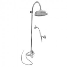 Labe Бронза смеситель с верхним душем , темная бронза