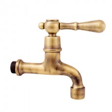 Morava Бронза смеситель умывальника на одну воду, монтируется в стену, темная бронза Morava Бронза смеситель умывальника на одну воду, монтируется в стену, темная бронза