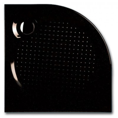 TAHITI-M полукруглый поддон Rondo Black 100, R55 d=90