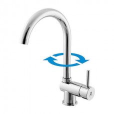 Seina смеситель кухонный с поворотным носом, черный Seina смеситель кухонный с поворотным носом, черный