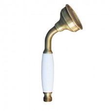 душевая лейка ретро, золото/белый