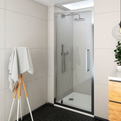 Exclusive Line дверь распашная ECDO1N/90, хром/прозрачный