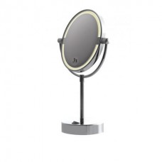 космет. зеркало настольное, zoom, LED, хром космет. зеркало настольное, zoom, LED, хром
