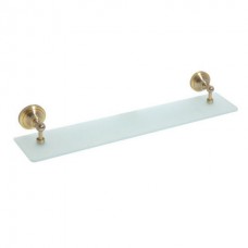 RETRO 2 полка навесная , хром/золото