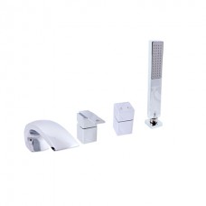 Loira смеситель каскадный излив Mala Victoria, хром