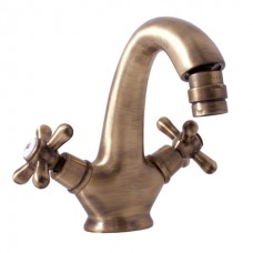 Morava Бронза смеситель биде с системой открывания стока, темная бронза Morava Бронза смеситель биде с системой открывания стока, темная бронза