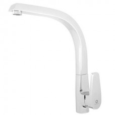 смеситель кухонный с поворотным носом, черный