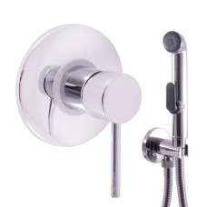 Seina смеситель биде скрытого монтажа с лейкой, хром