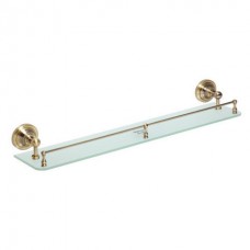 RETRO 2 полка навесная , хром/золото