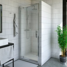 Proxima Line дверь распашная PXDO1N/90, хром/матовый