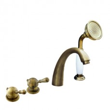 Labe Бронза смеситель каскадный излив Fransis 4-х элементный, темная бронза