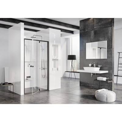 Душевая дверь Ravak Pivot PDOP1 профиль черный