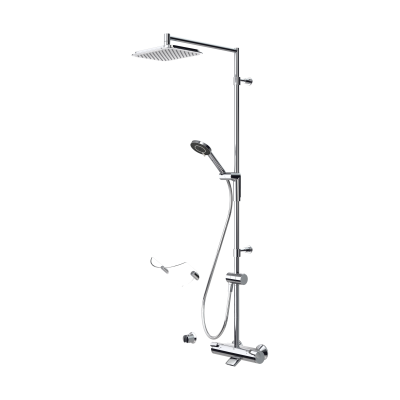Термостатическая душевая система с изливом Oras Optima 7193U 