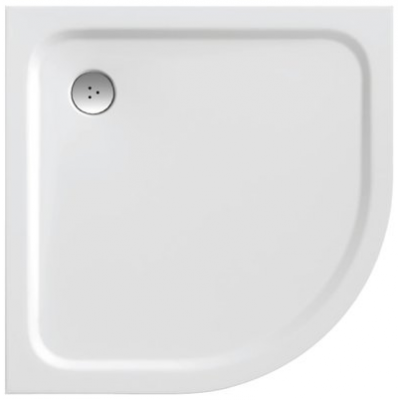 Поддон ELIPSO PRO-80 CHROME белый