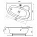 Акриловая ванна Ravak Asymmetric 170x110, правая