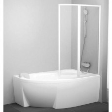Шторка для ванны Ravak Supernova VSK2 Rosa 160 R белая рейн