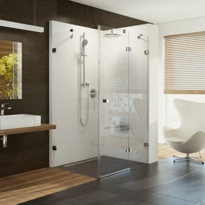 Душевой уголок Ravak Brilliant BSDPS-120/90 R хром + стекло Транспарент