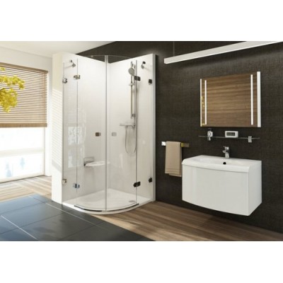 Душевой уголок Ravak Brilliant BSKK4-100 хром + стекло Транспарент