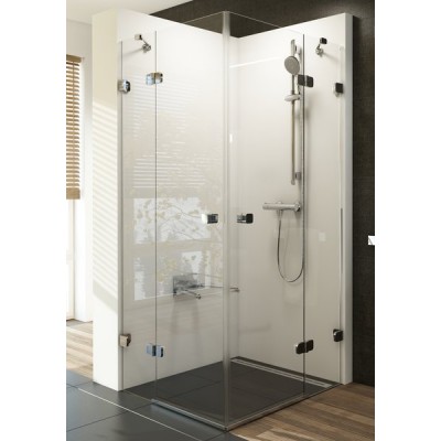 Душевой уголок Ravak Brilliant BSRV4-100 хром + стекло Транспарент