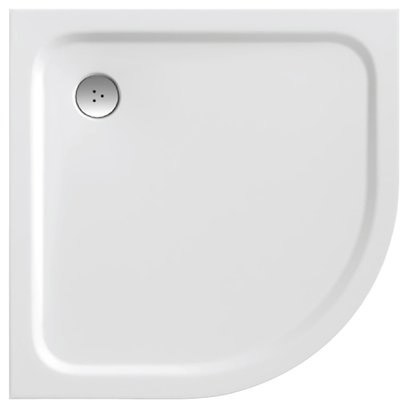 Поддон ELIPSO PRO-90 CHROME белый