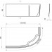 Передняя панель A для ванны ROSA 95 L 150 см белая