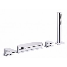 Смеситель для монтажа на борт ванны с душевым гарнитуром Ravak Chrome CR 025.00 Смеситель для монтажа на борт ванны с душевым гарнитуром Ravak Chrome CR 025.00