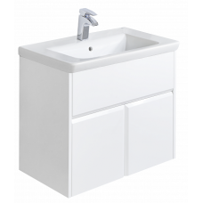 Тумба под умывальник Roca UP ZRU9303011, 70 см, глянцевый белый